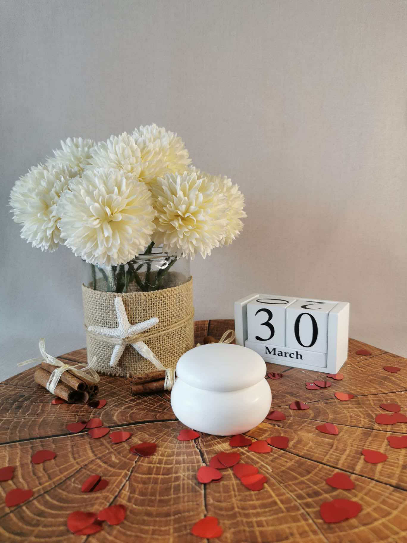 Lumânare parfumată în recipient rotund din ceramică cu capac - Allumer