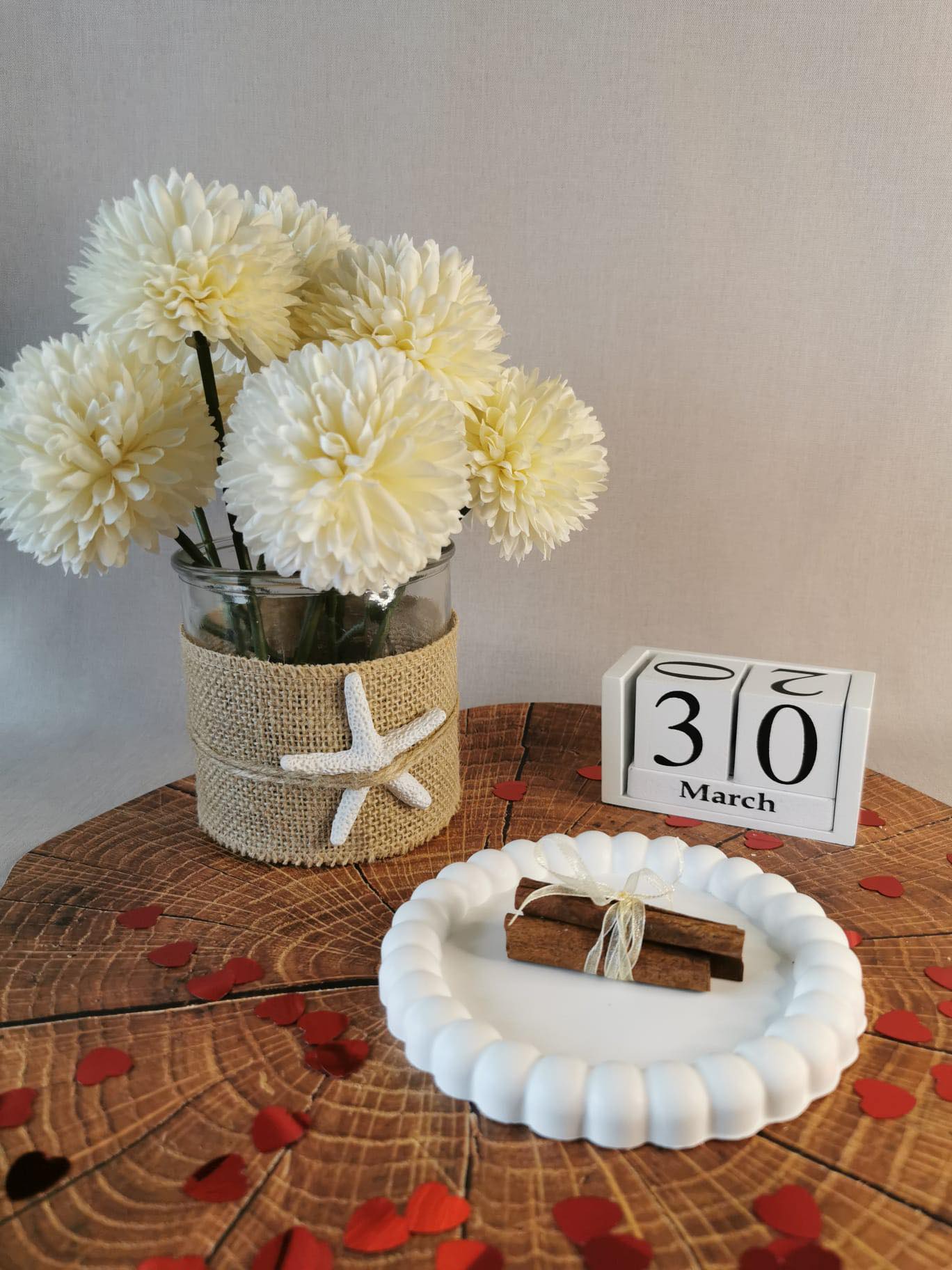 Tăviță rotundă cu relief fin de bule - Allumer